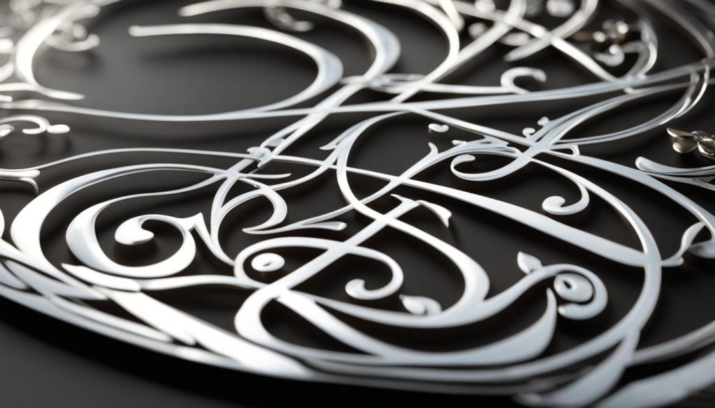 Arabic Calligraphy on Glass