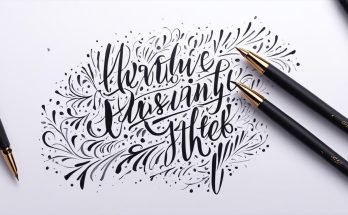 Brush Pen Calligraphy Variations