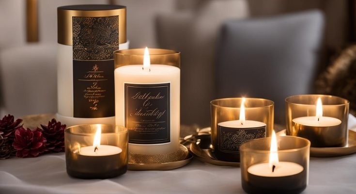 Calligraphy Candle Decor