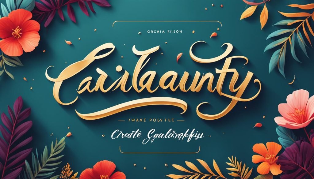 Calligraphy Fonts for Social Media