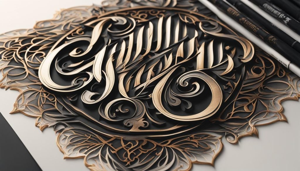 Calligraphy Shading Techniques