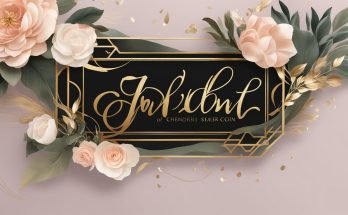 Calligraphy for Event Decor
