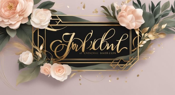Calligraphy for Event Decor