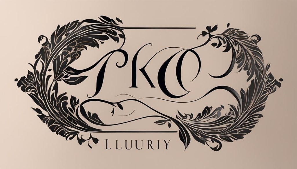 Calligraphy for beauty brand