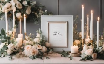 Calligraphy in Wedding Decor