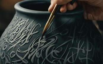 Calligraphy on Ceramics