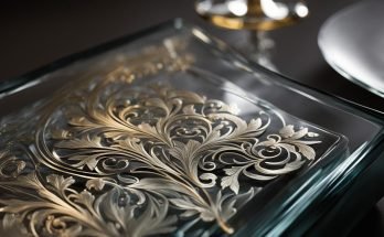 Calligraphy on Glass