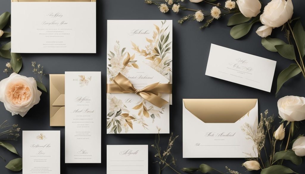 Choosing calligraphy fonts for wedding invitations