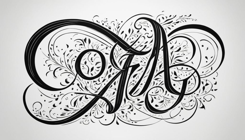 Consistency in calligraphy