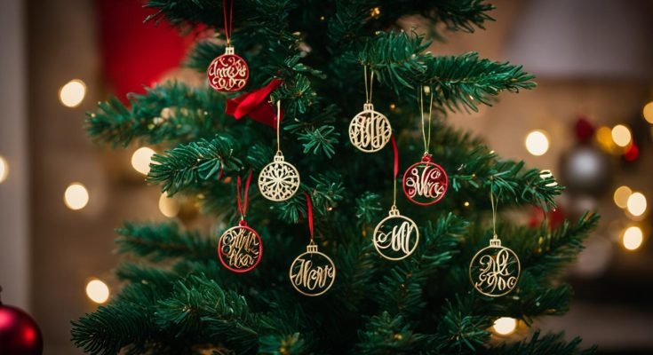 DIY Calligraphy Ornaments