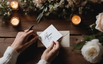 DIY Calligraphy Place Cards