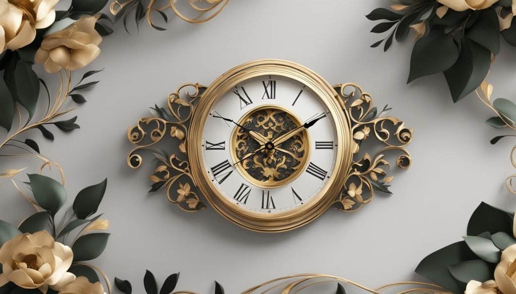 Decorative elements for clocks