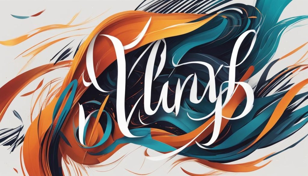 Digital Calligraphy strokes