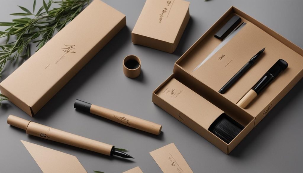 Eco-Conscious Packaging for Calligraphy Products