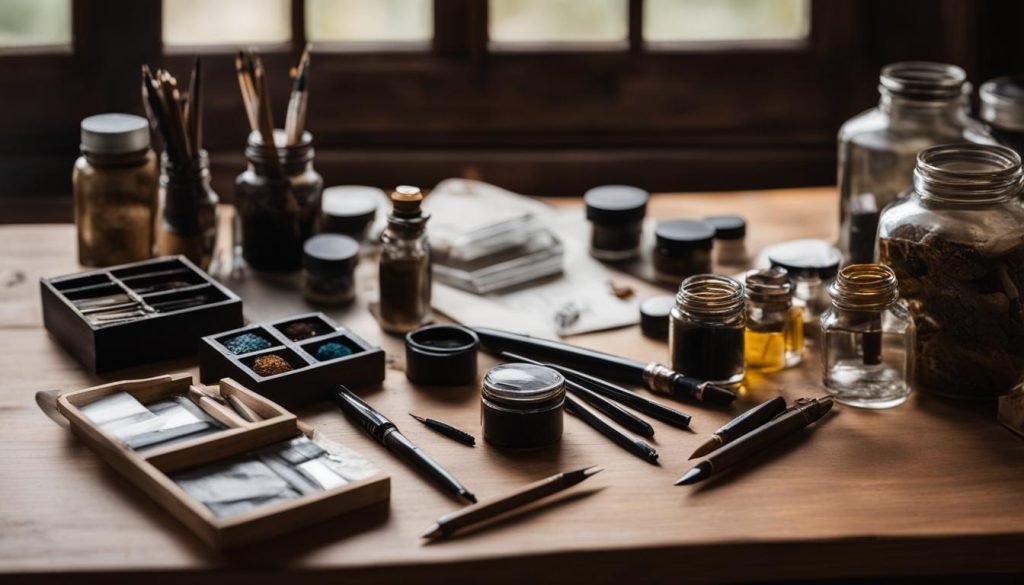 Essential Calligraphy Tools