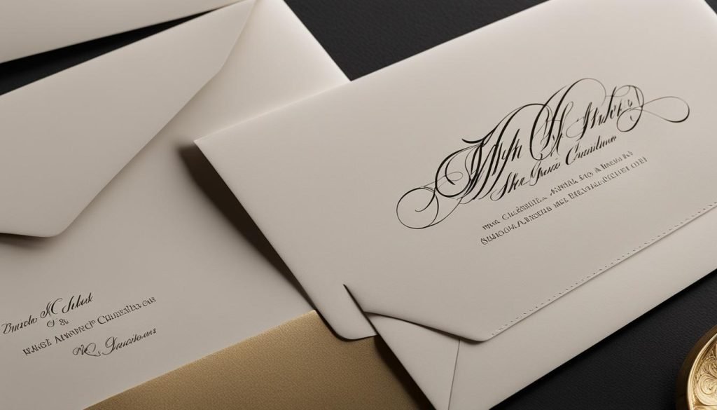 Hand-Addressed Envelope with Calligraphy