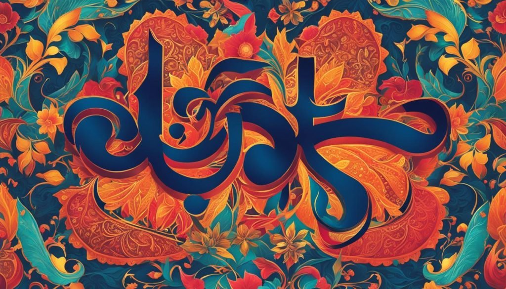 Indian Calligraphy Designs