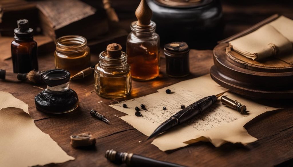Ink and Calligraphy Tools