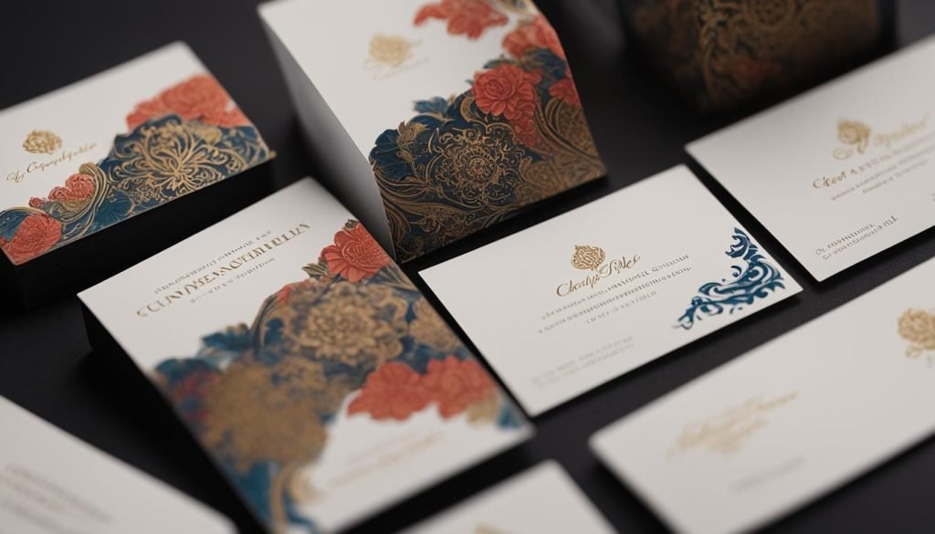 Personalized Calligraphy Business Cards
