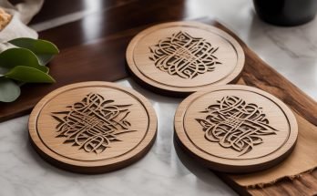 Personalized Calligraphy Coasters