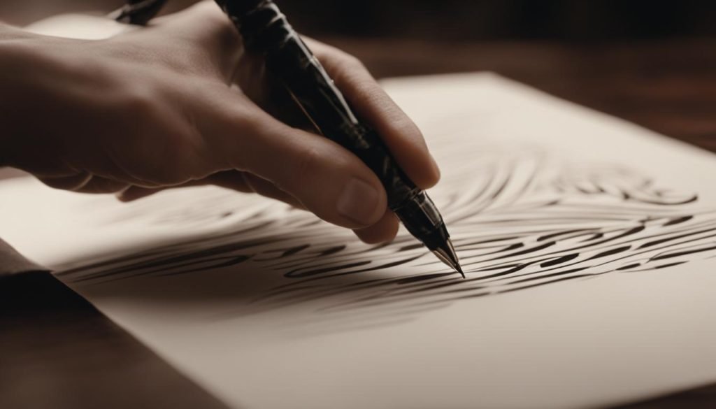 Regular calligraphy drills