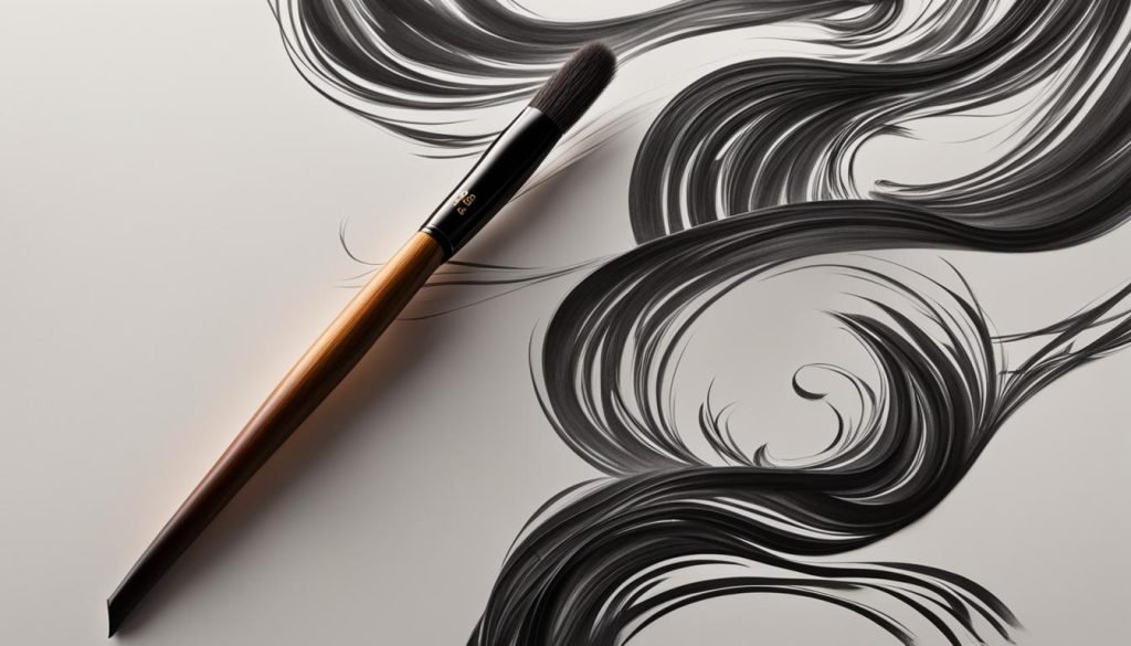 Soft tip calligraphy brush