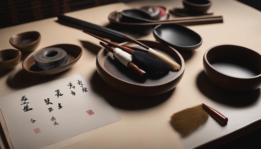 Traditional Chinese Calligraphy Tools