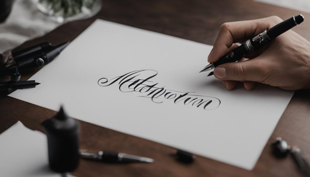 best calligraphy pen for hand lettering