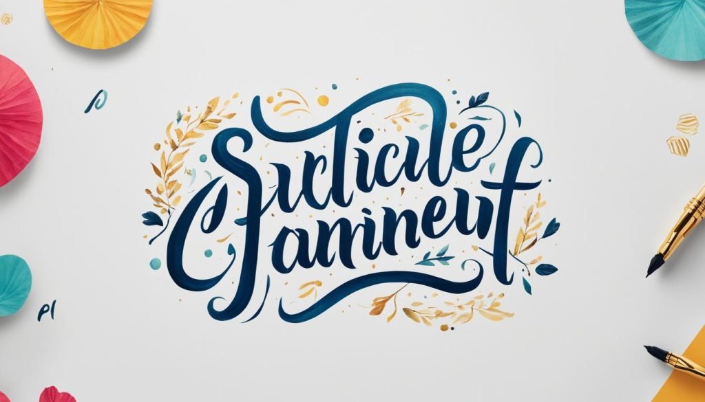 calligraphy ideas for social media content