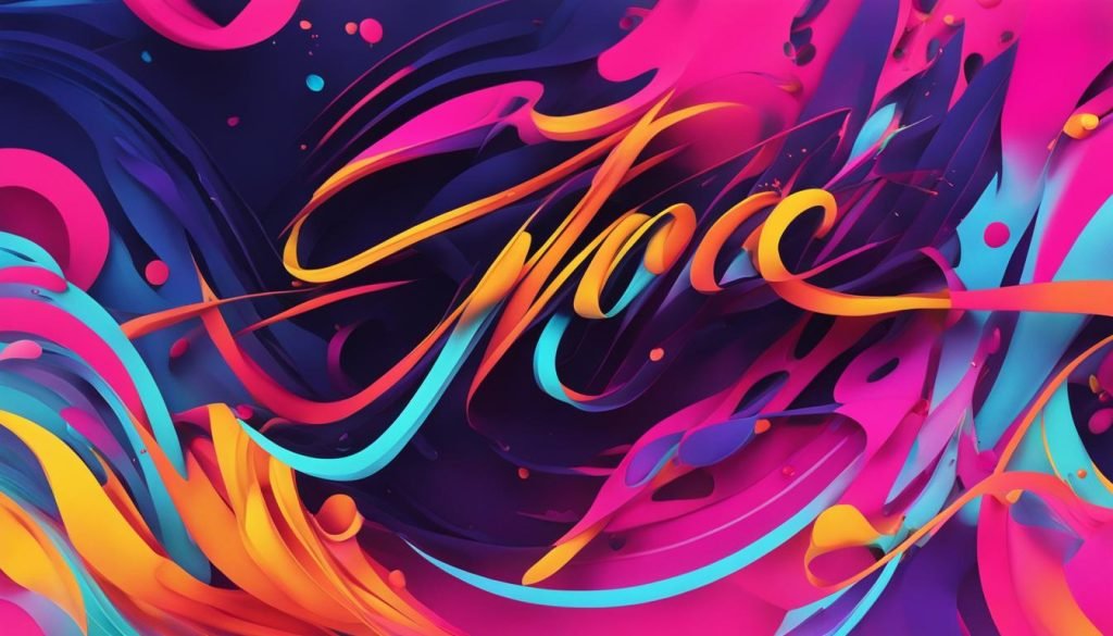 creative calligraphy for social media