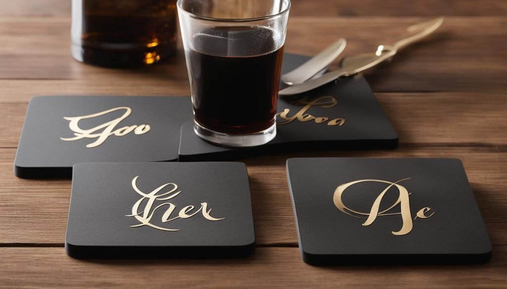 durable personalized coasters