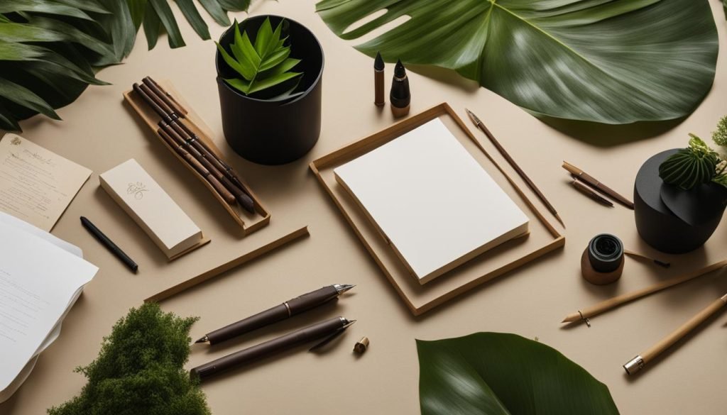 eco-friendly calligraphy supplies