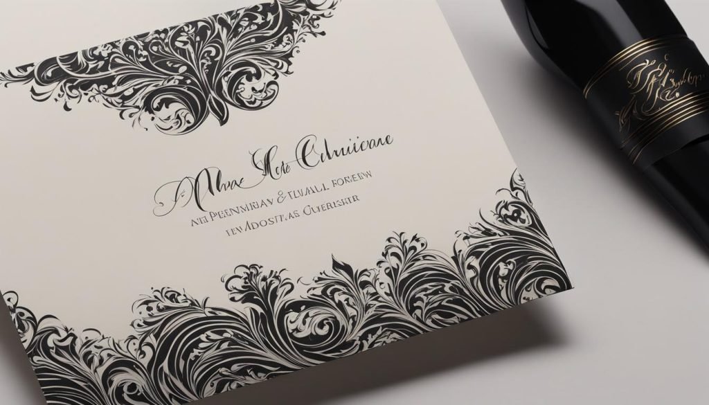 stylish envelope calligraphy