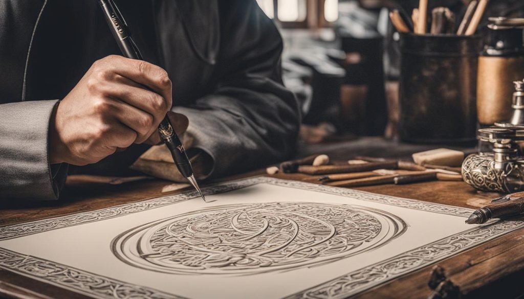 techniques for precise calligraphy